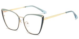 Cat Eye Prescription Eyeglasses Catalina  Green
